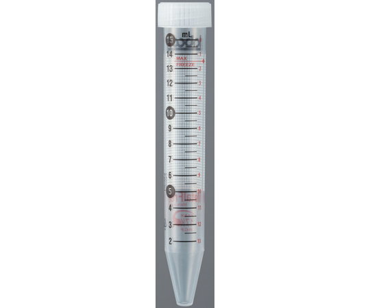 遠沈管 15mL メタルフリータイプ（バルク）　ミニパック　50本入