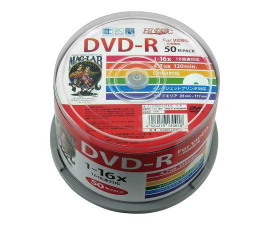 メディアディスク　DVD-R　50枚入画像