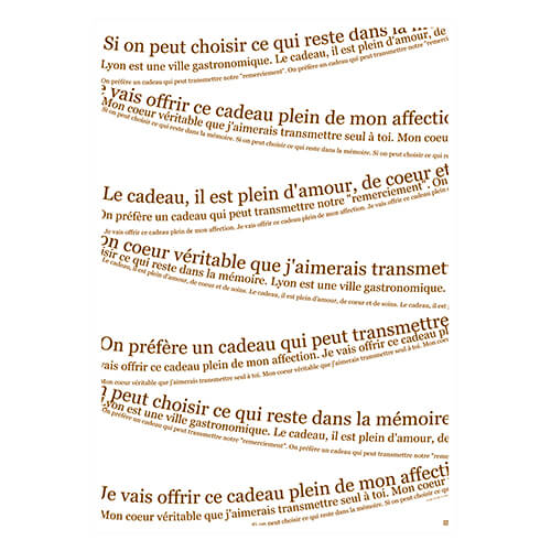 梨地平袋RホワイトM画像