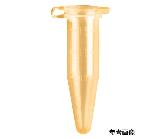 QSP マイクロチューブ 1.5mL 目盛付 オレンジ 39.5mm バルク(500本入) オレンジ画像