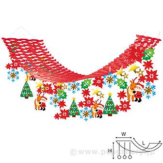 なかよしクリスマスプリーツハンガー画像