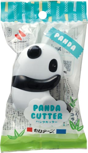 セロテープ　パンダカッター　ホワイト＆ブラック画像