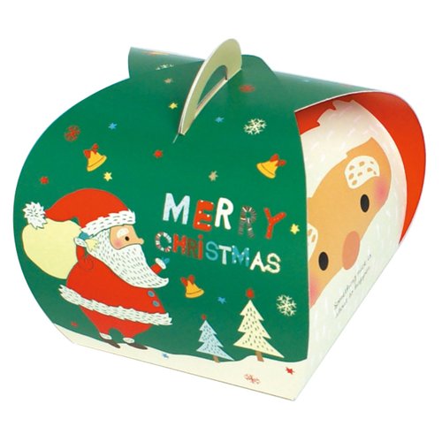 ギフト箱 バルーンBOX クリスマス ヤマニパッケージ 上から見下ろしたカラフルな風船が入ったパッケージ