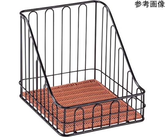 プリート バスケットスタンド角（ブラウン）305×355×300mm 低画像