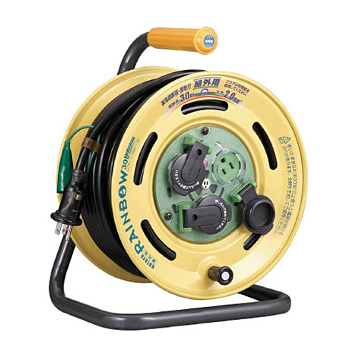 ﾚｲﾝﾎﾞｰﾘｰﾙﾌﾞﾚｰｶｰ付 30m ｱｰｽ付 1台画像