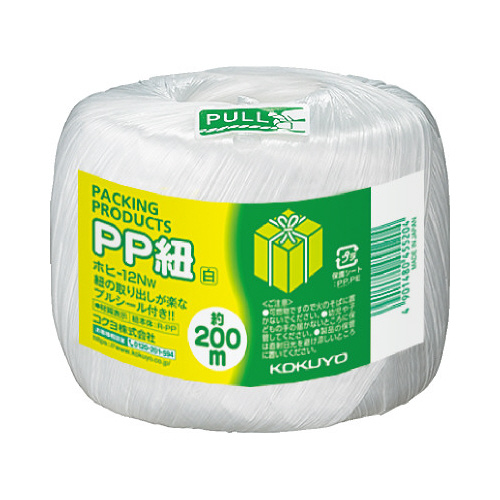ＰＰ紐玉巻き　２００ｍ　白画像