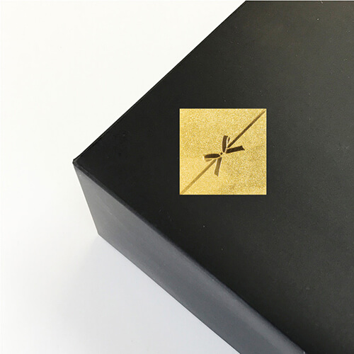 和の雰囲気あるシンプルなデザインのギフトシール