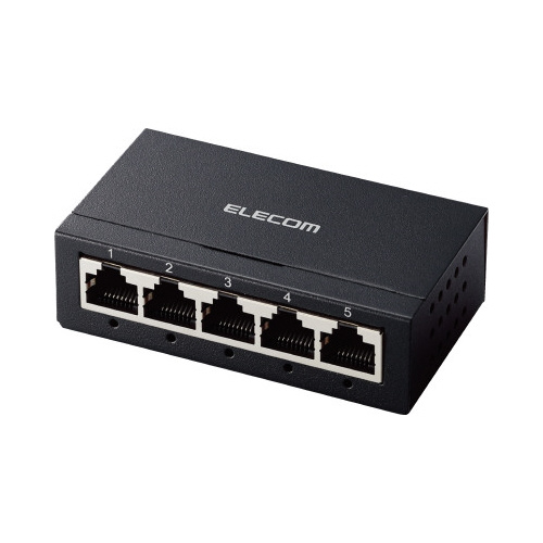 スイッチングハブ　金属筐体　５ポート画像