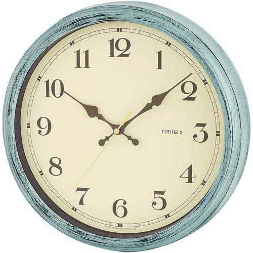 電波時計エアリアルレトロ　グリーン画像