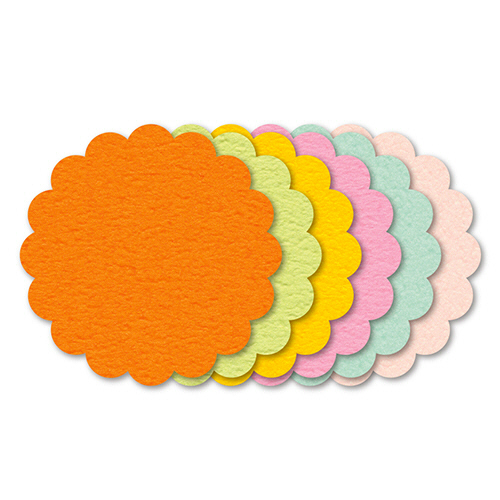 ぷちｶｰﾄﾞ ﾚｰｽ 中 (6色×各2枚)/ﾊﾟｯｸ 1ｾｯﾄ(10ﾊﾟｯｸ)画像