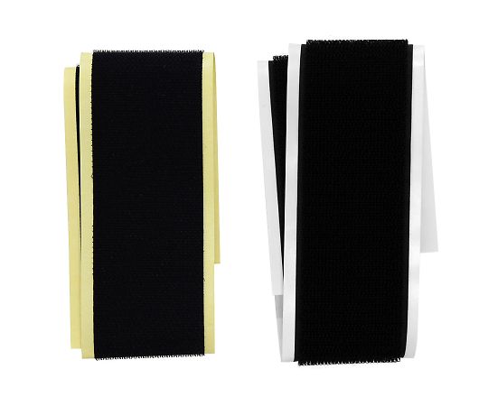 強力面ファスナー バリバリテープ 激強力 50×500mm 黒 1セット（2組入）画像