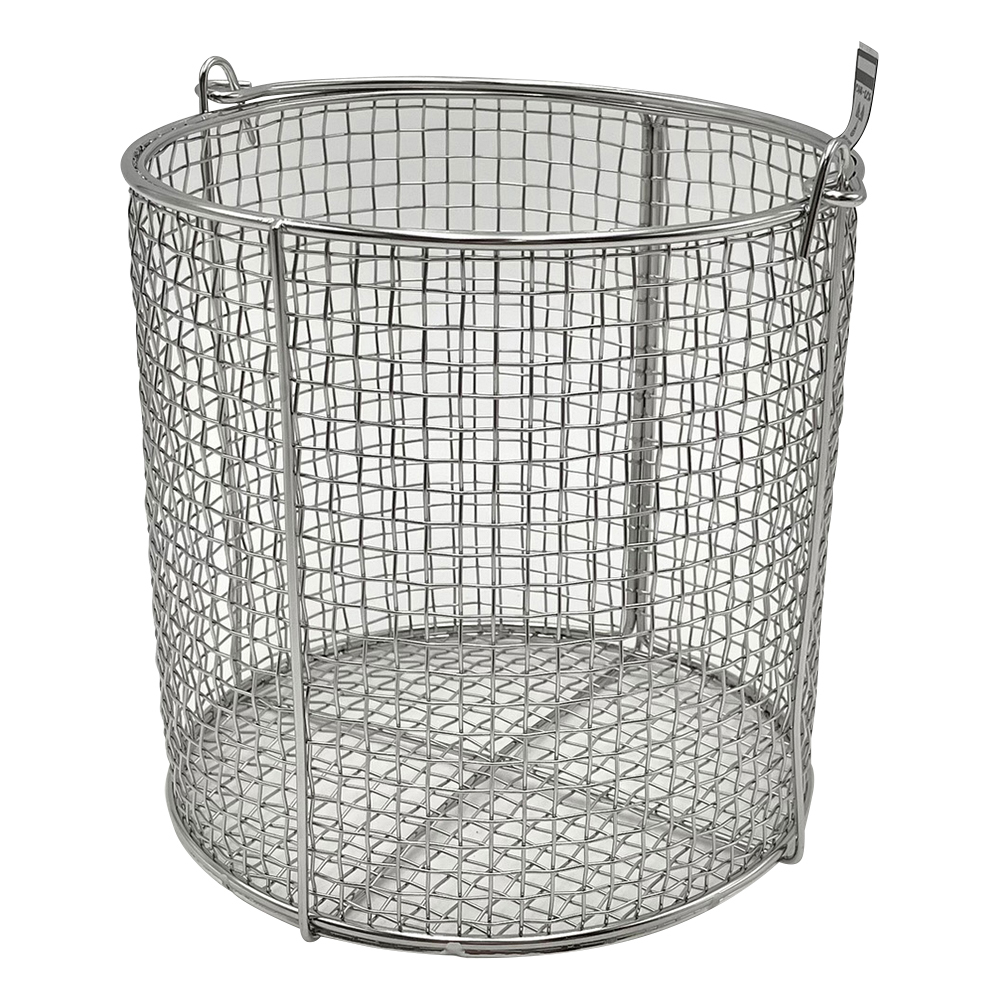 ステンレス丸型洗浄カゴ 小 φ150×150mm画像