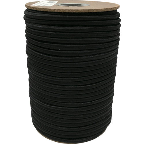 ｺﾞﾑ ﾀｲﾄｺﾞﾑﾛｰﾌﾟﾎﾞﾋﾞﾝ巻 6φ×50m ﾌﾞﾗｯｸ 1個画像