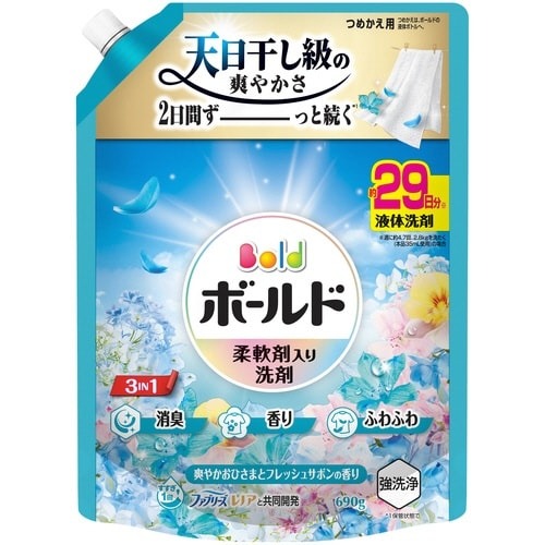 ボールドジェル　フラワーサボン替超特大７８０ｇ×８画像