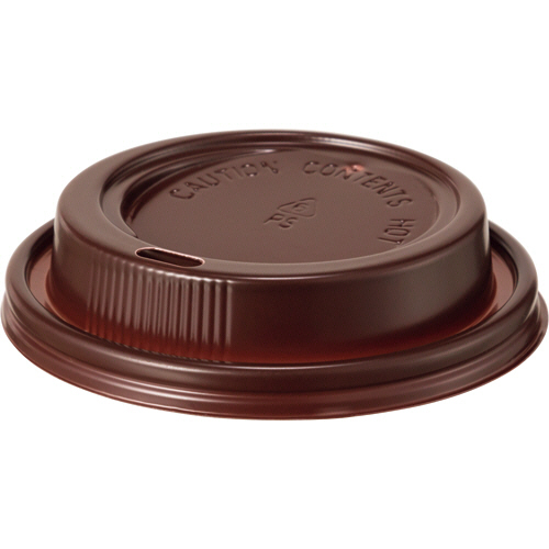 ﾘｯﾌﾟﾙﾗｯﾌﾟｶｯﾌﾟ 8ｵﾝｽ用ﾌﾀ ﾌﾞﾗｳﾝ 1ﾊﾟｯｸ(48個)画像