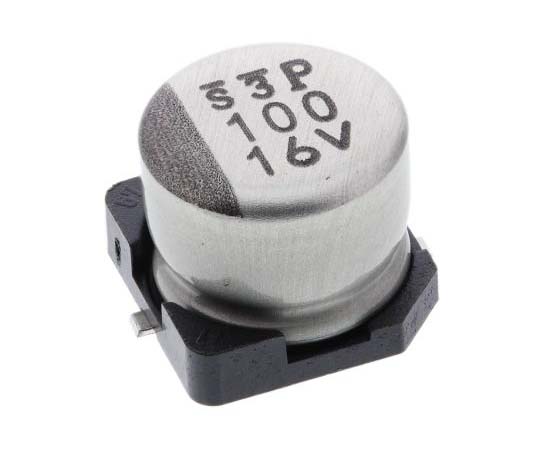 電解コンデンサ 100μF 16V dc 1袋（10個入）画像