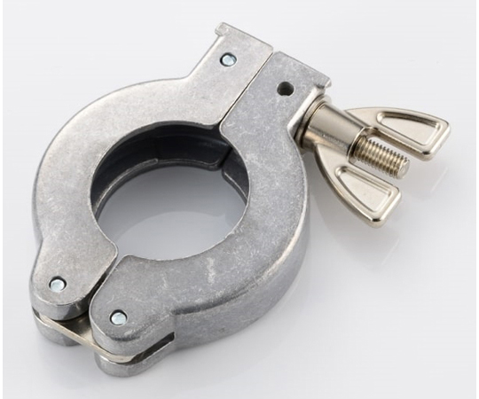 真空ポンプ配管部品 クランプ2 アルミ製画像