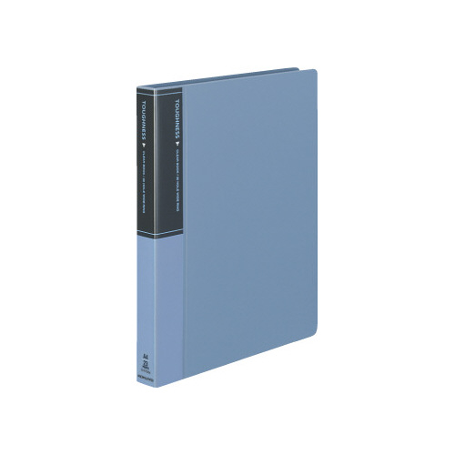 クリヤーブックタフネス替紙式　Ａ４　背幅３３ｍｍ青画像