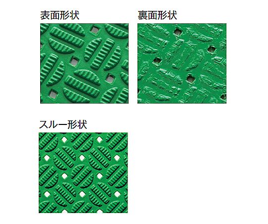 0.92x10m /2.0mm ノンスリップマット(青) 表面に滑り止め加工が施された青色のマットが広がる様子