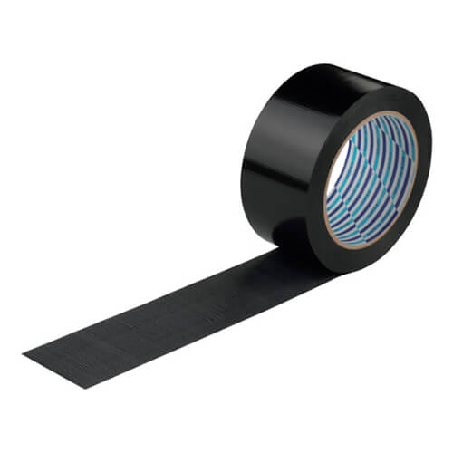 ダイヤテックス パイオラン 梱包用テープ ブラック 50mm×25m K10BK50MMX25M画像