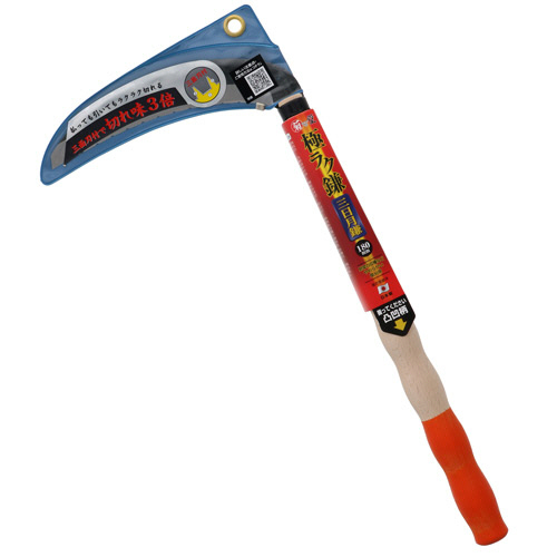 菊堂 極ﾗｸ鎌三日月鎌 三面刃付 180mm 1個画像