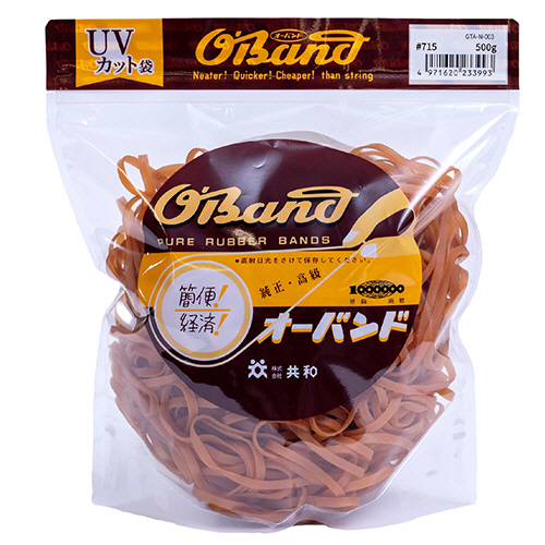 ｵｰﾊﾞﾝﾄﾞ #715 内径178mm 500g入 透明袋 1袋画像