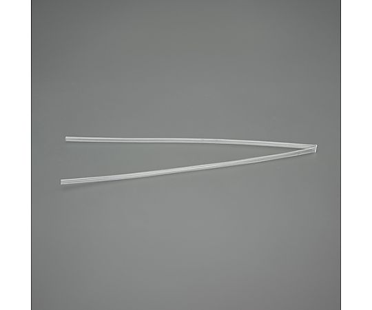 5.7mmx  1m 熱収縮チューブ(透明/10本) 透明な熱収縮チューブが10本並べられた状態のパッケージ