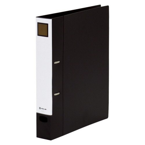 Dﾘﾝｸﾞﾌｧｲﾙ(脱･着) A4ﾀﾃ 2穴 350枚収容 背幅50mm 黒 1冊画像