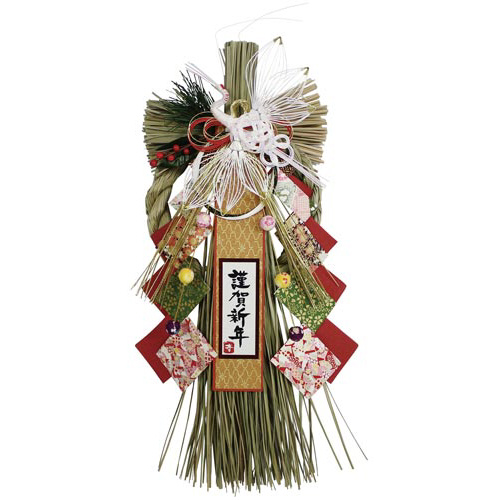 正月飾り　鶴輝飾り画像