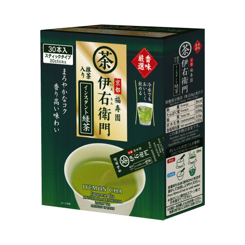 伊右衛門香味厳選インスタント緑茶スティック　３０本画像