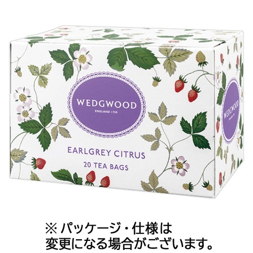 ウェッジウッド アールグレイシトラス ティーバッグ 1箱(20バッグ)画像