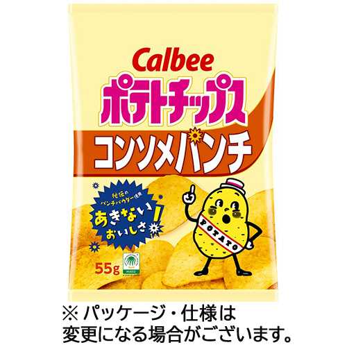 ﾎﾟﾃﾄﾁｯﾌﾟｽ ｺﾝｿﾒﾊﾟﾝﾁ 55g 1ｾｯﾄ(16ﾊﾟｯｸ)画像