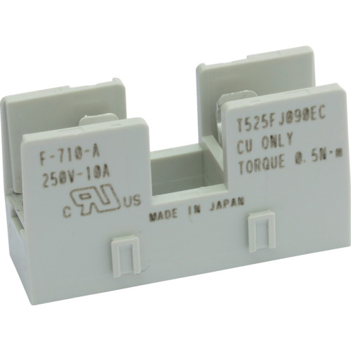 ﾋｭｰｽﾞﾎﾙﾀﾞｰ F-710 ﾈｼﾞ締付端子 φ5.2X20 1個画像