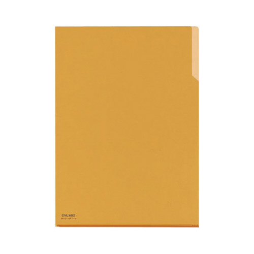 クリヤーホルダー１０　ＰＰ　Ａ４　黄画像