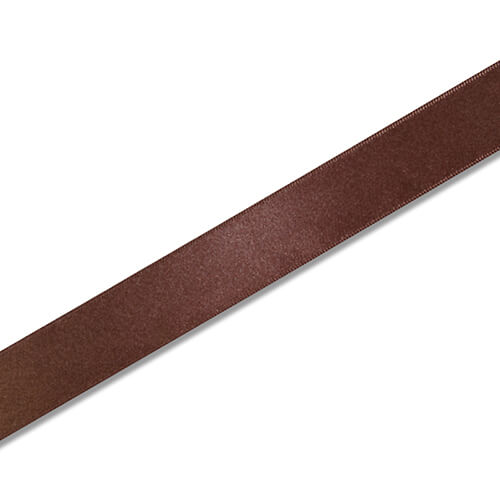 HEIKO シングルサテンリボン 24mm幅×20m巻 ココア画像