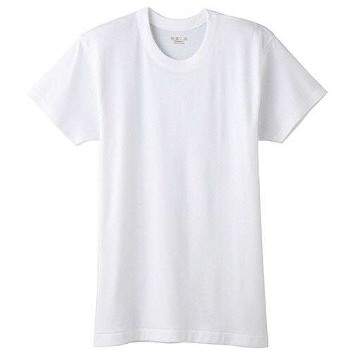 快適工房 半袖丸首 紳士 ﾎﾜｲﾄ LL 1着