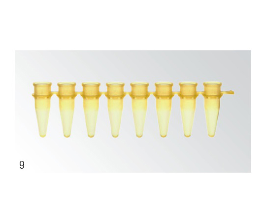 トレフ PCRチューブ 0.2mL （8連チューブ） イエロー 1箱（125本入）画像