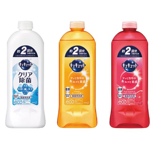 キュキュット　詰替３８５ｍｌ　アソートセット画像