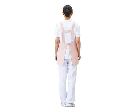エプロンG （ショート丈／フリーサイズ） サックス 鮮やかなサックスブルーの生地が軽やかに揺れるショート丈のスタイル