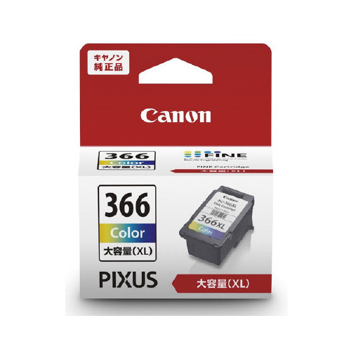 純正インクカートリッジ　ＢＣ－３６６ＸＬ３色カラー