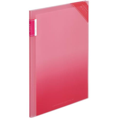 クリヤーホルダーブックモッテＡ４　ピンク６Ｐ画像