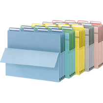 4ｶｯﾄ持出しﾌｫﾙﾀﾞｰ A4 緑 1組(4冊)