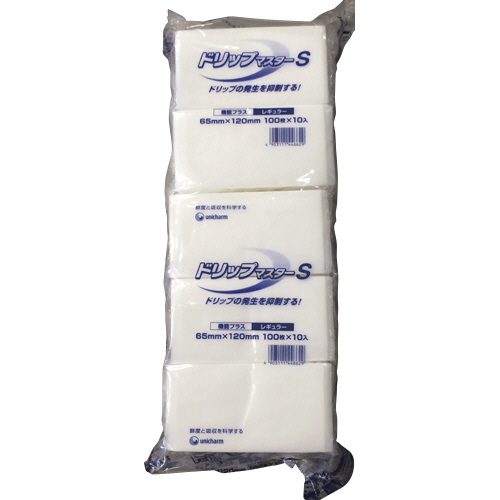GﾄﾞﾘｯﾌﾟﾏｽﾀｰS 65×120 1ﾊﾟｯｸ(1000枚:100枚×10袋)画像
