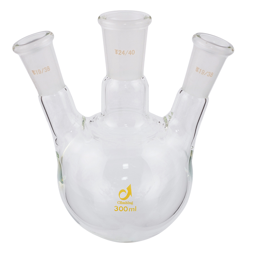 共通摺合三つ口フラスコ　300mL画像