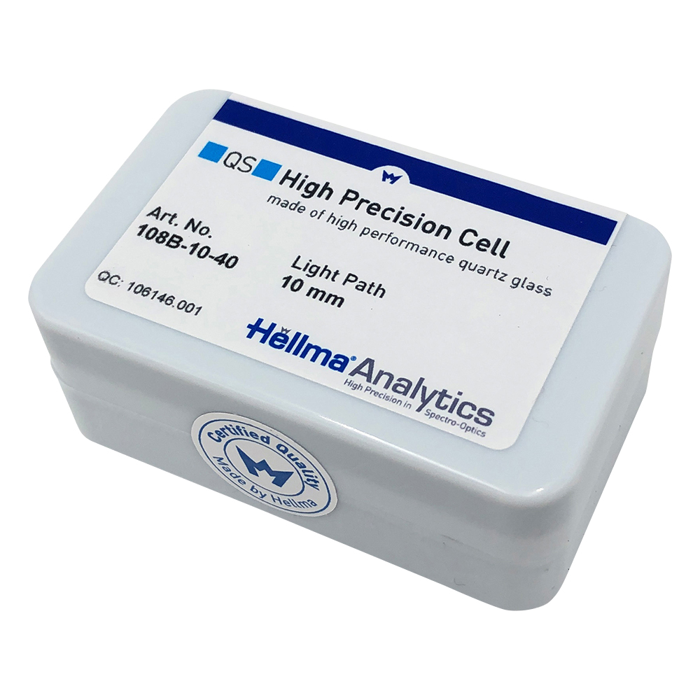 ヘルマ（R）石英セル　セミマイクロブラック画像