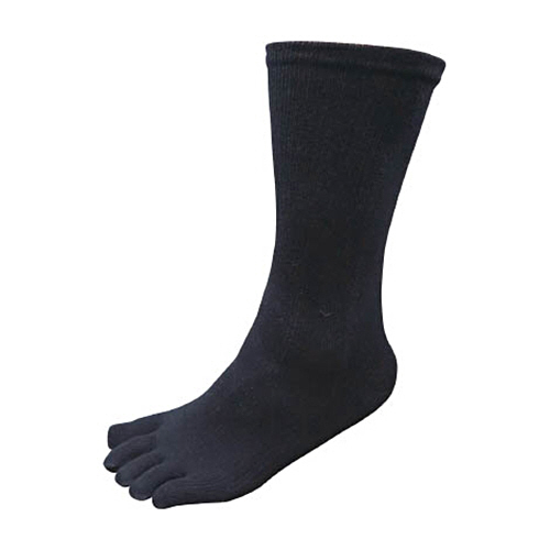 5本指ｿｯｸｽ ﾌﾞﾗｯｸ 1ﾊﾟｯｸ(4足)