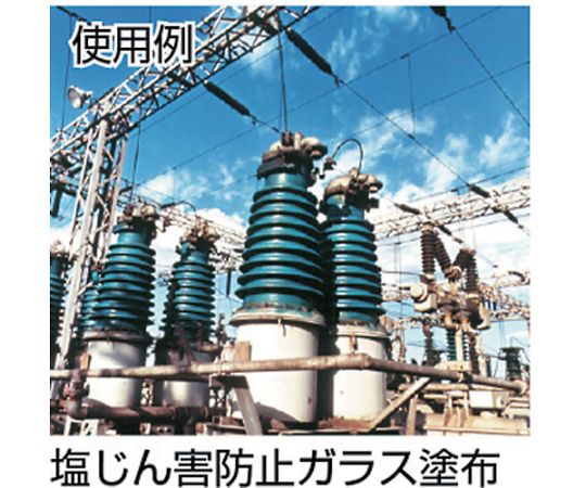 電気・絶縁用シリコーンオイルコンパウンド 透明な容器に入ったクリーム色の物質が真上から見える状態