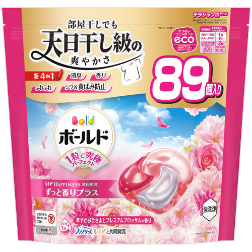 ﾎﾞｰﾙﾄﾞ ｼﾞｪﾙﾎﾞｰﾙ4D 華やかﾌﾟﾚﾐｱﾑﾌﾞﾛｯｻﾑ 詰替 ﾃﾗｼﾞｬﾝﾎﾞ 1ﾊﾟｯｸ(89個)画像