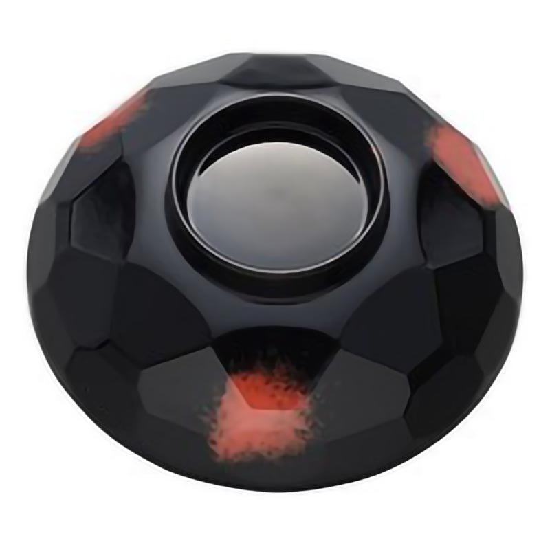 No.10AB 亀甲汁椀 曙内朱(フタ) エンテック画像