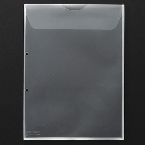 ｷﾝｸﾞﾎﾙﾀﾞｰ 封筒ﾀｲﾌﾟ ﾏﾁ付 A4ﾀﾃ 乳白 1ﾊﾟｯｸ(10枚)画像